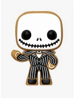 Best deal ⌛ Funko The Nightmare Before 🎄 Christmas Pop! Gingerbread Jack Skellington Vinyl Figure Hot Topic 2022 Exclusive 👍