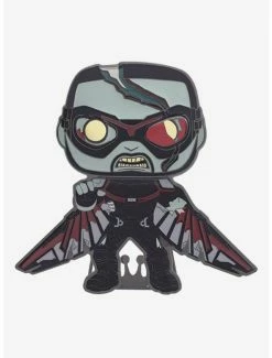 Discount 😉 Funko Marvel What If...? Zombie Falcon Pop! Enamel Pin ⌛