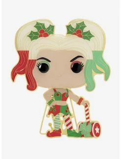 Deals ✨ Funko DC Comics Holiday Batman Pop! Enamel Pin 🔔