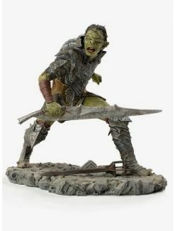 Cheapest 🔥 Lord of the Rings Swordsman Orc Battle Diorama Series Art Scale 1/10 😀