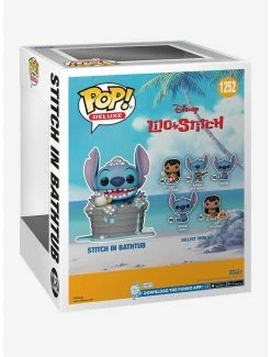 Best deal 🛒 Funko Disney Lilo & Stitch Pop! Deluxe Stitch In Bathtub Vinyl Figure 2022 HT Expo Exclusive 🌟 -Collectible Figures Sales Store 19512428 av2