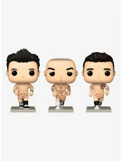 New 🤩 Funko Blink-182 Pop! Rocks Mark Hoppus Travis Barker & Tom Delonge Vinyl Figure Set 2022 HT Expo Exclusive 🔔