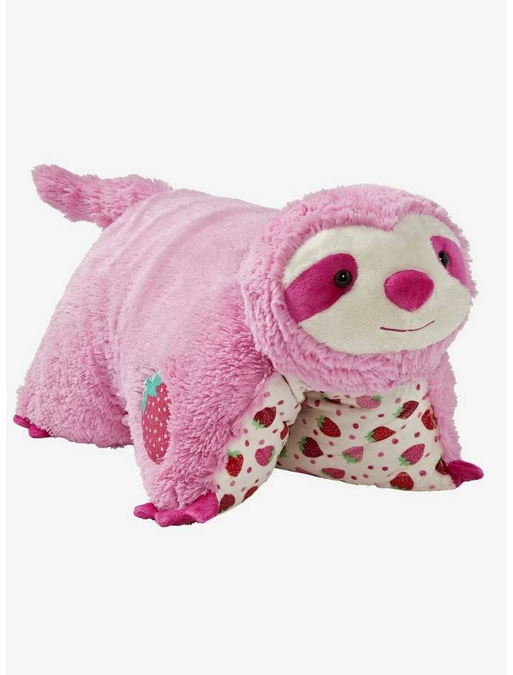 Budget ๐ Sweet Scented Strawberry Sloth Pillow Pets Plush Toy โญ 3 Budget ๐ Sweet Scented Strawberry Sloth Pillow Pets Plush Toy โญ