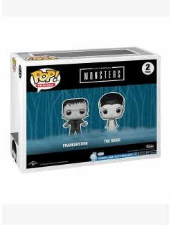 Best reviews of 🌟 Funko Universal Monsters Pop! Movies Frankenstein & The Bride Vinyl Figure Set Hot Topic Exclusive 🔥 -Collectible Figures Sales Store 19669683 av2