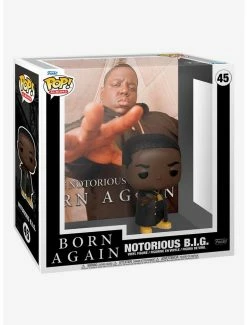 Budget 👍 Funko Notorious B.I.G. Pop! Albums Born Again Vinyl Figure ✨