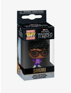 Best Pirce 😉 Funko Marvel Black Panther: Wakanda Forever Pocket Pop! Shuri Vinyl Bobble-Head Key Chain 🔔 -Collectible Figures Sales Store 19800913 av1