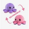Hot Sale ❤️ Tee Turtle Octopus Pink & Purple Reversible Plush 💯 -Collectible Figures Sales Store 19800966 hi