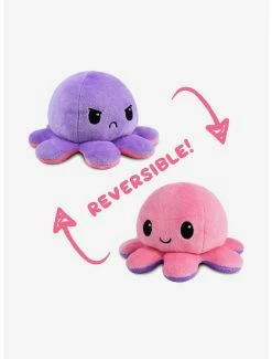 Hot Sale ❤️ Tee Turtle Octopus Pink & Purple Reversible Plush 💯
