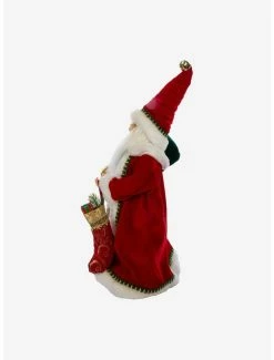 New 🛒 Kurt Adler Kringle Klaus Fancy Santa with Stocking Figure 🌟 -Collectible Figures Sales Store 20119881 av2