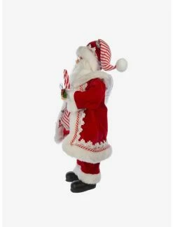Coupon ❤️ Kurt Adler Kringle Klaus Peppermint Santa Figure ✨ -Collectible Figures Sales Store 20119897 av2