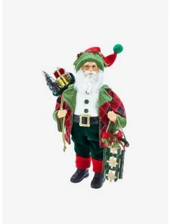 Top 10 ⭐ Kurt Adler Kringle Klaus Red and Green Santa Figure 👏