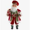 Promo 🔥 Kurt Adler Kringle Klaus Red and Green with 🍬 Candy Figure ❤️