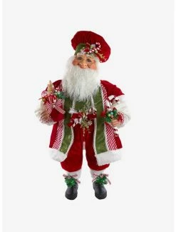 Promo 🔥 Kurt Adler Kringle Klaus Red and Green with 🍬 Candy Figure ❤️