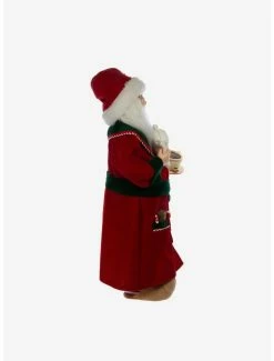 Best Pirce ⌛ Kurt Adler Kringle Klaus Santa with Coffee Figure 🔥 -Collectible Figures Sales Store 20119909 av3