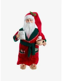 Best Pirce ⌛ Kurt Adler Kringle Klaus Santa with Coffee Figure 🔥
