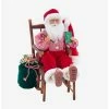Outlet 👍 Kurt Adler Kringle Klaus Sitting in Chair Figure 😍 -Collectible Figures Sales Store 20119913 hi