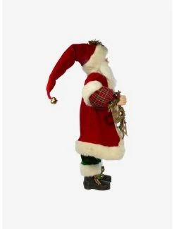 Outlet 🔔 Kurt Adler Kringle Klaus with "Believe" Garland Figure ✔️ -Collectible Figures Sales Store 20119919 av3