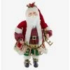Outlet 🔔 Kurt Adler Kringle Klaus with "Believe" Garland Figure ✔️ -Collectible Figures Sales Store 20119919 hi