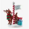 New 😀 Kurt Adler Rudolph the Red-Nosed Reindeer Fabriche North Pole Figure 😍