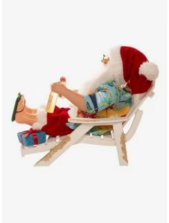 Coupon 🔥 Kurt Adler Santa Beach Chair Figure ❤️ -Collectible Figures Sales Store 20120019 av4