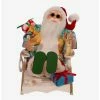 Coupon 🔥 Kurt Adler Santa Beach Chair Figure ❤️ -Collectible Figures Sales Store 20120019 hi
