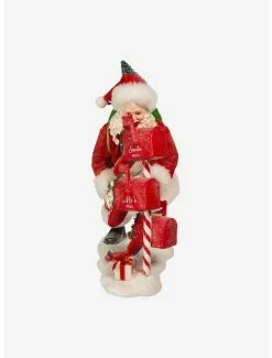 Best deal 😀 Kurt Adler Fabriche Santa Checking Mail Figure 🛒 -Collectible Figures Sales Store 20120095 av3