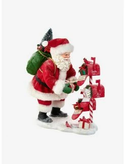 Best deal 😀 Kurt Adler Fabriche Santa Checking Mail Figure 🛒