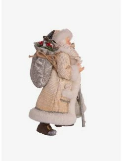 Deals 🎉 Kurt Adler Fabriche Snowy Woods Santa Figure 🔔 -Collectible Figures Sales Store 20120121 av2