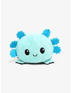 New ⭐ Tee Turtle Axolotl Blue & Black Reversible Plush 😍 -Collectible Figures Sales Store 20226926 av2