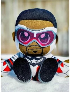 Discount 👏 Marvel Captain America and Sam Wilson (Falcon Cap) Bleacher Creatures Plush Bundle 🔔 -Collectible Figures Sales Store 20278639 av5