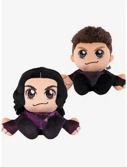 Hot Sale ❤️ Marvel Hawkeye & Kate Bishop Kuricha Sitting Plush Bundle 👍