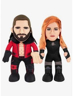 Top 10 🛒 WWE Superstar Bundle: Becky Lynch and Seth Rollins Bleacher Creatures Plush Bundle ⌛