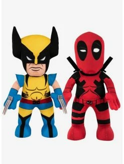 Budget ⌛ Marvel Wolverine & Deadpool Bleacher Creatures Plush Bundle 🧨