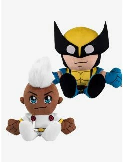 Cheap 🥰 Marvel X-Men Storm & Wolverine Bleacher Creatures Plush Bundle 🎉